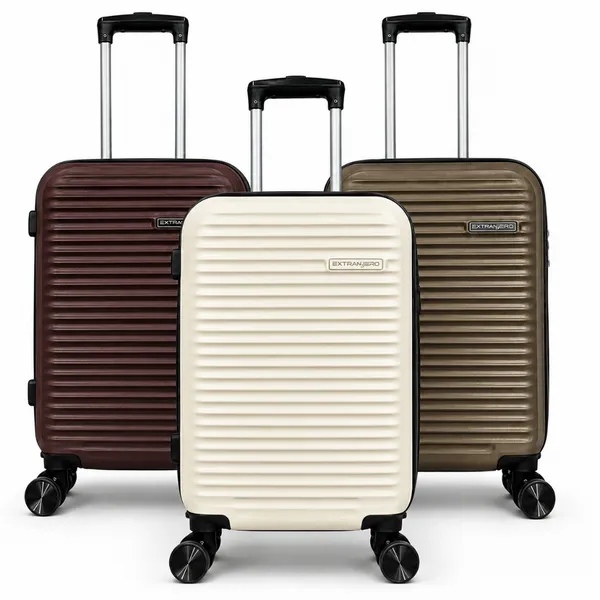 Mala de Bordo Suporta ate 10KG Rígida Cadeado TSA Expansiva Padrão ANAC ABS Rodas 360° Removíveis