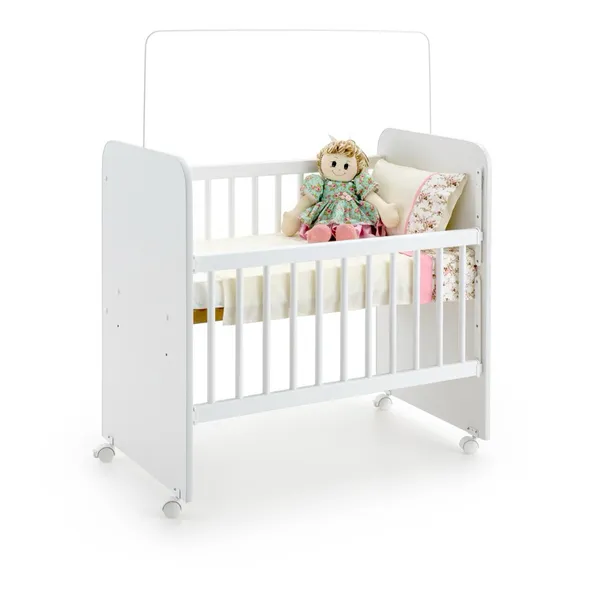 Mini Berço Grade Móvel Com Colchão