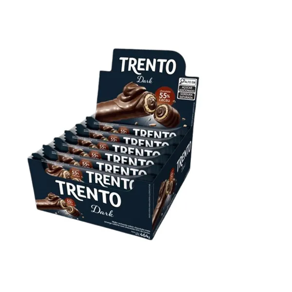 Chocolate Trento Dark 55% – Caixa com 16 Unidades de 29g