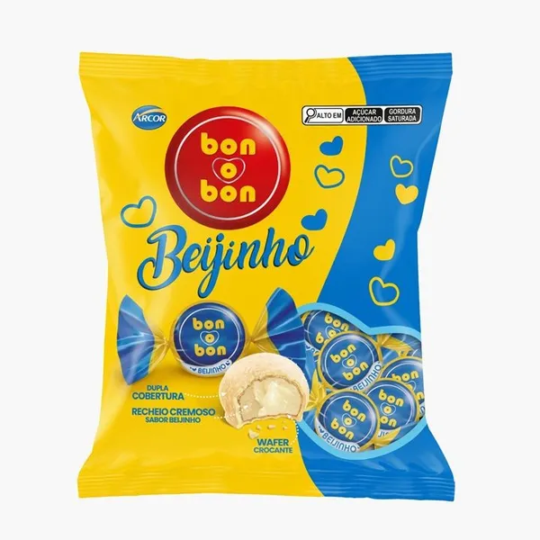 Bombom Bon o Bon Beijinho 750g