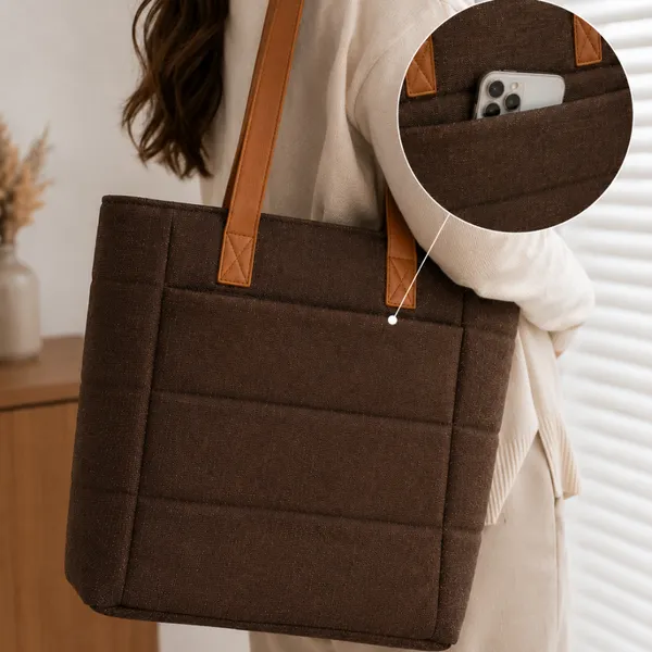 Bolsa De Ombro Puffer Feminina Acolchoada Premium Versatilidade Trabalho E Passeio