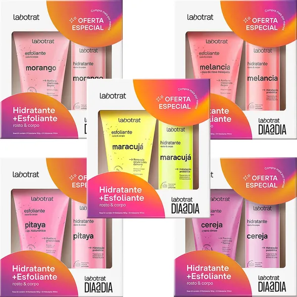 Kit Dia a Dia Cereja Labotrat (Esfoliante 150g + Hidratante 190g)