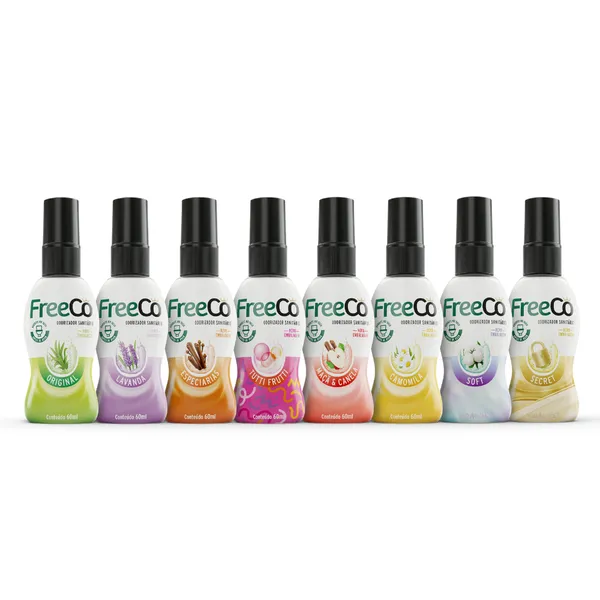 FREECô SPRAY 60ML - BLOQUEADOR DE ODORES SANITáRIOS