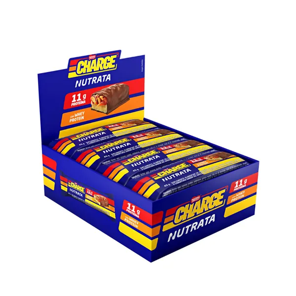 Barra Proteica Charge Display 12 unidades 45g - Nutrata