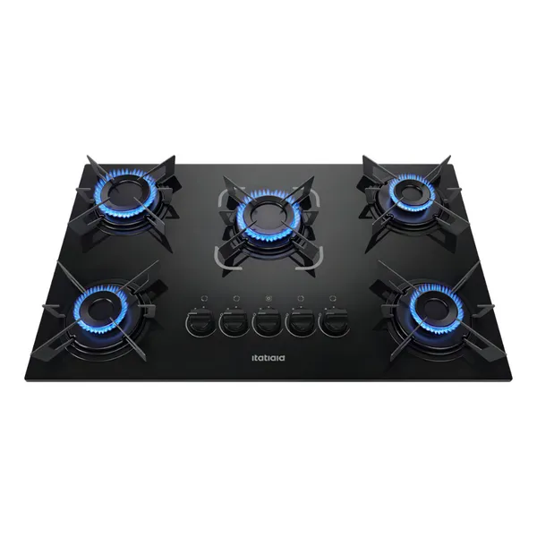 COOKTOP ITATIAIA ELECTRA PLUS 5 BOCAS GáS PRETO BIVOLT