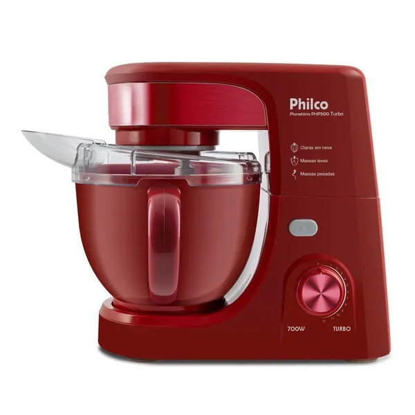 BATEDEIRA PLANETáRIA PHILCO 4,5L TURBO RED 700W PHP500V