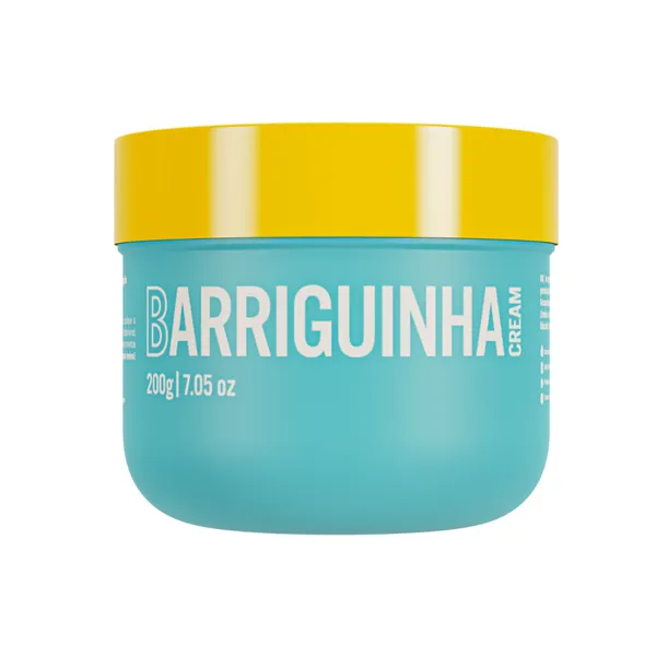Barriguinha Cream 200g Creme Redutor de Barriga Hidratação Corporal com Mentol Antiestrias Celulite