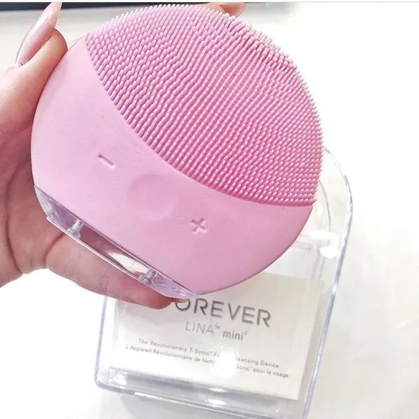 Esponja Elétrica Massageador Elétrico Limpeza Facial Para Skincare Escova De Silicone Recarregável