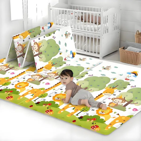 Tapete Infantil de Atividades Emborrachado Tatame Térmico para  Bebê Engatinhar Gigante  200x1800x6mm
