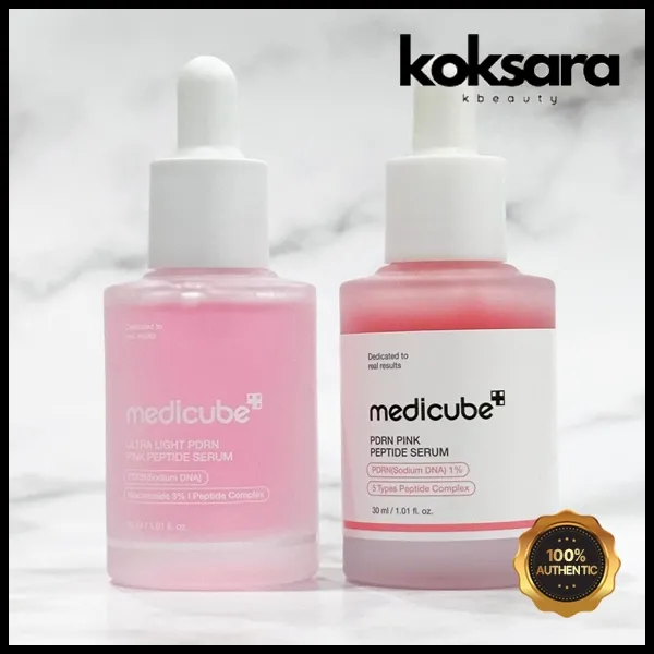 Medicube Salmon PDRN Pink Ampoule / Ultralight PDRN Pink Peptide Ampoule 30ml 2 Types
