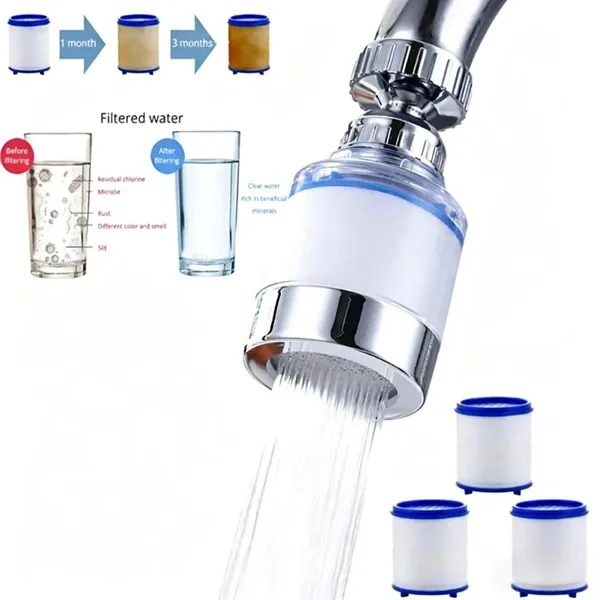 Filtro De Água Da Torneira Remover Cloro Metais Pesados Chuveiros Filtrados Cabeça De Banho Dura Purificador
