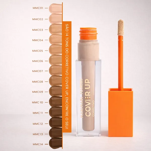 Corretivo Líquido Alta Cobertura  Cover Up 5,2ml - MARI MARIA
