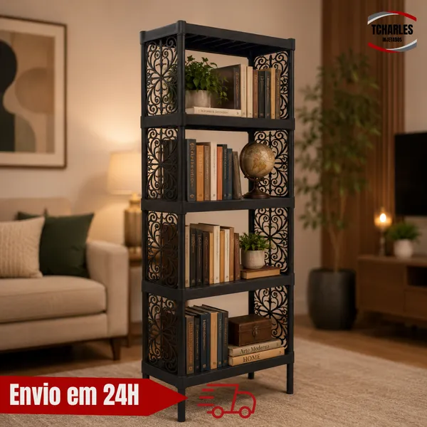 PROMOÇÃO Estante Prateleira Organizadora de Plástico Modular Multiuso para Cozinha e Quarto