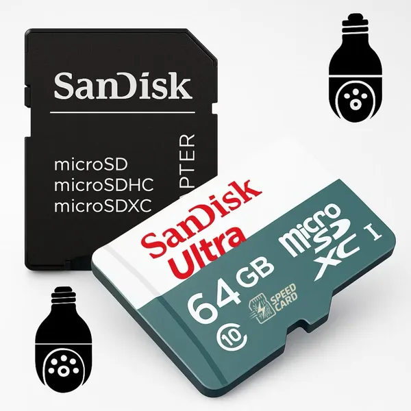 Cartão de Memória MicroSD Classe 10 Ultra – 1GB-512GB para Monitoramento e Câmeras de Segurança