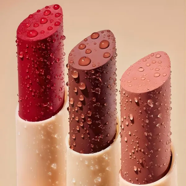 BATOM GLASS CREAMY MATTE RUBY ROSE VITAMINA E + KARITÉ