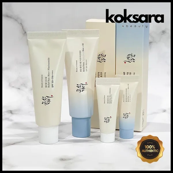Beauty Of Joseon relief sun rice probiotics / niacinamide  sun cream protetor solar SPF50+ PA++10ml,50ml,50ml 1+1