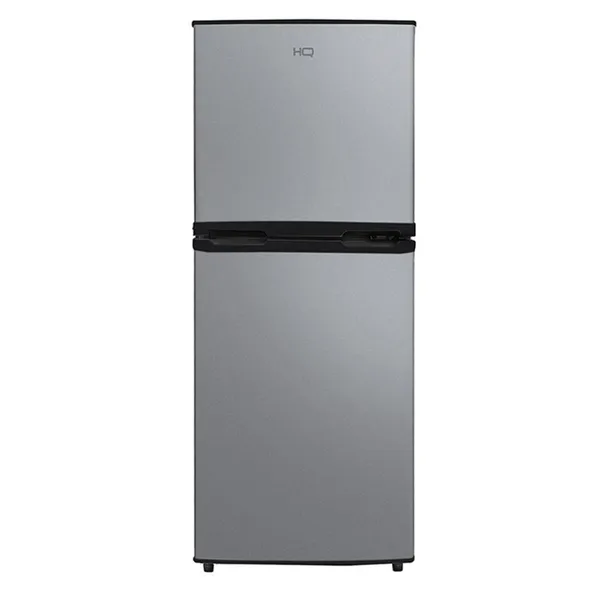 Geladeira Refrigerador Compacto HQ 140L Duplex Defrost, Baixo Consumo A+++ Preto/Cinza HQ-140RDF