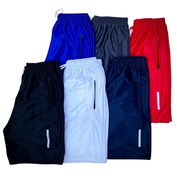 Kit 06 Bermudas Masculinas Básicas - DryFit