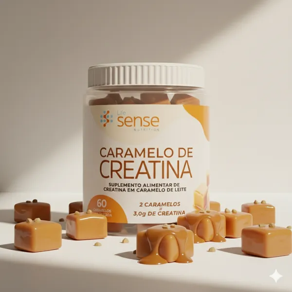 Caramelo Creatina - 60 Caramelos - 390g