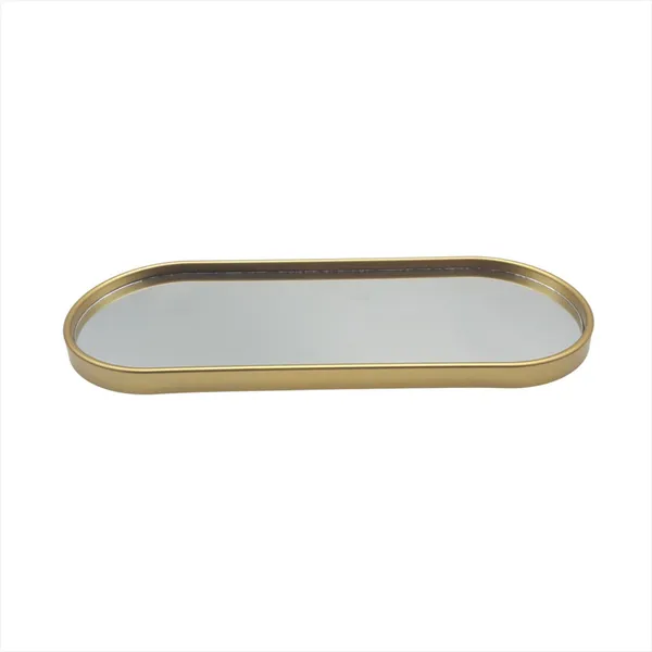 Bandejas Vidro Espelhado Utensílios Domésticos Mesinha de Canto