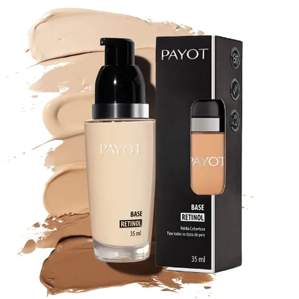 Base Média Cobertura Payot Retinol 35ml