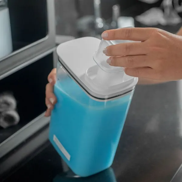 Dispenser Mantimentos, Detergente, Amaciante e Produtos de Limpeza 1,5L (19,5cm) / 2,3L (23cm) Linha Flow OU