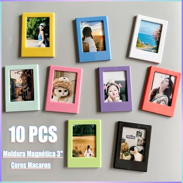 10 PCS Molduras Magnéticas - Instax