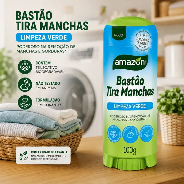 Bastão Tira Manchas Amazon - 100g