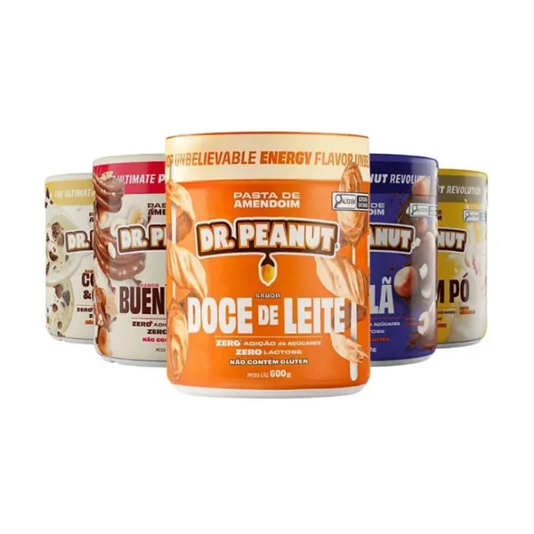 Pasta de Amendoim Dr. Peanut 600G - Vários Sabores
