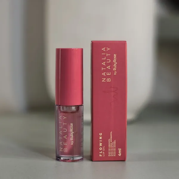 Gloss Natalia Beauty by Ruby Rose® Lip Oil Flowing Hidratação Labial Brilho Natural 4ml