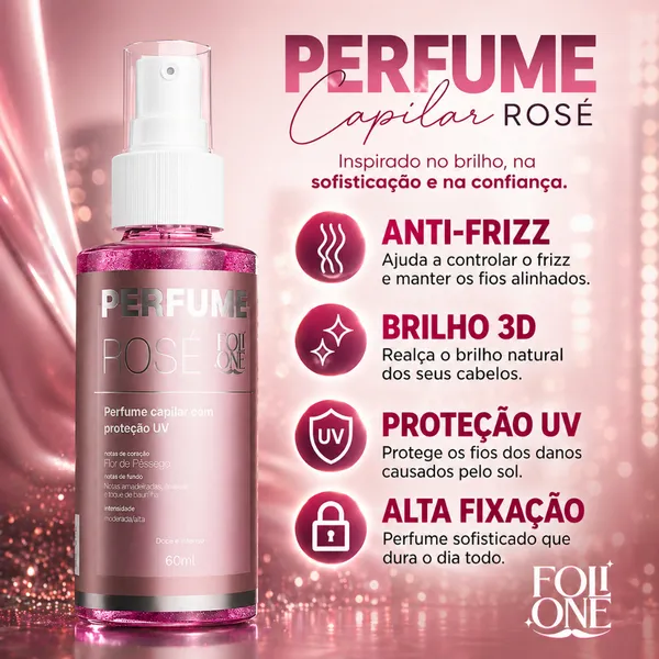 Perfume De Cabelo Feminino Fragrância Luxuosa Xo Frizz Protetor Térmico