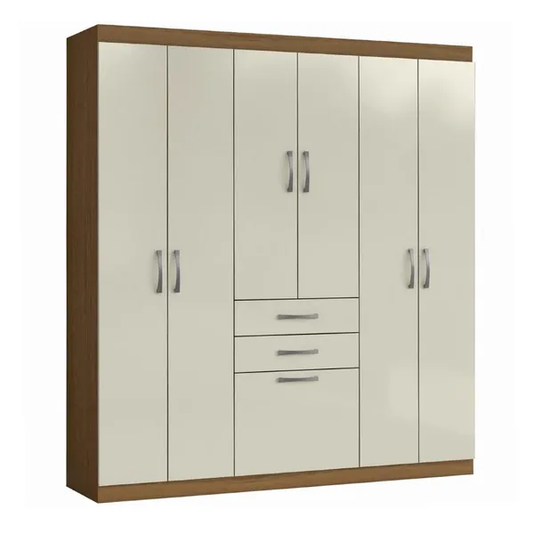 Guarda Roupas Casal 7 Portas 2 Gavetas Lisboa Aramóveis