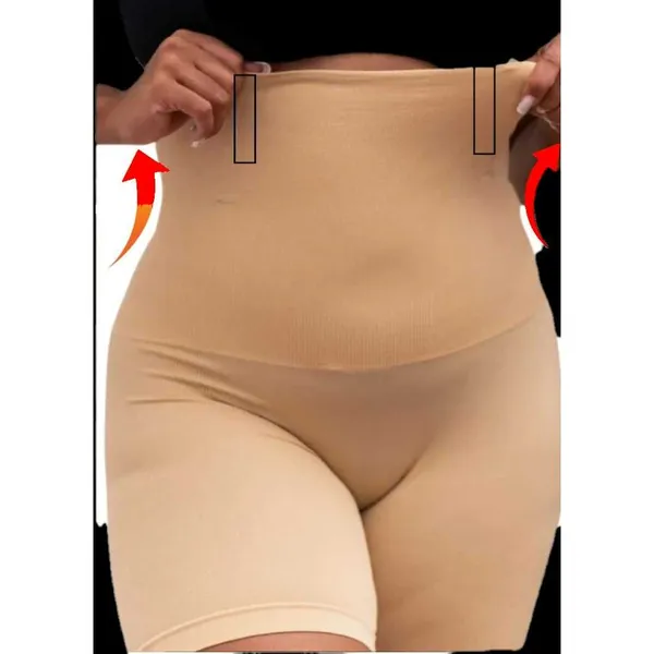 Short Cinta Modelador Original 4 Barbatanas – Alta Compressão, Não Enrola e Empina o Bumbum Plus Size