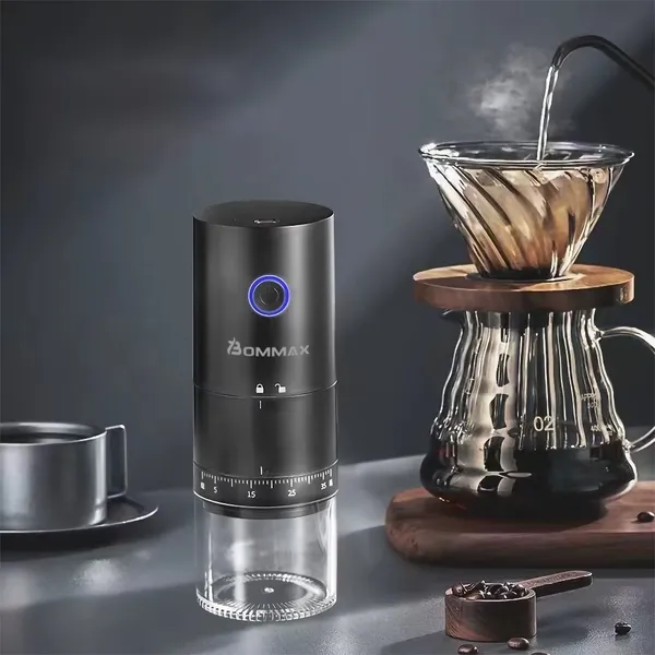 Moedor de café elétrico portátil 38 Ajustes núcleo de moagem cerâmica USB Tipo-C - A696