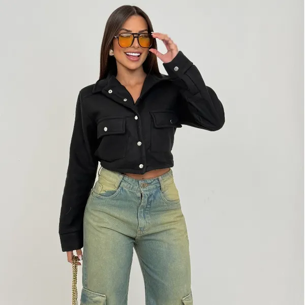 Jaqueta Feminina Bomber Casaco de Frio