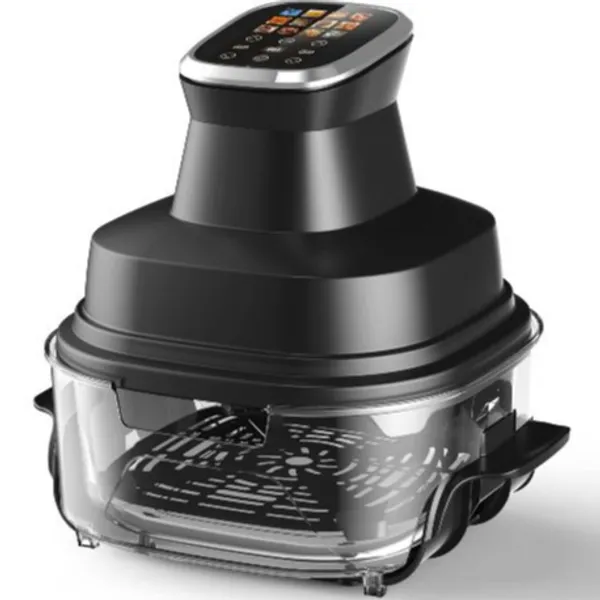 AirFryer Fritadeira Digital Uranyx 4L 1500w de Vidro Tela Touch 110-220v