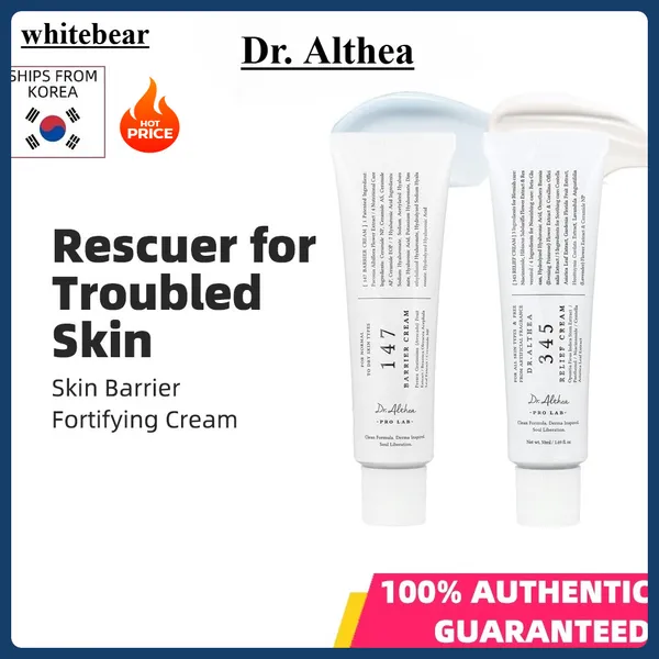 7.7 [Dr . Althea] 345 Relief/147 Barrier Cream (50ml) Bálsamo De Limpeza De Moagem Pura