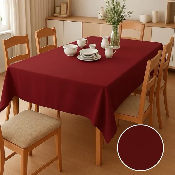 Toalha Para Mesa Varias Medidas 4,6,8 E 10 Lugares Tecido Oxford Com Bainha