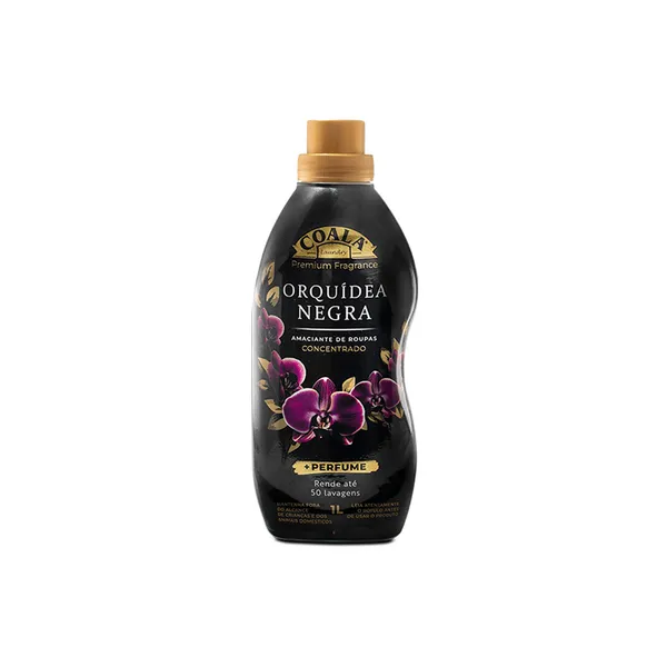 AMACIANTE DE ROUPAS CONCENTRADO COALA LAUNDRY - ORQUÍDEA NEGRA 1L