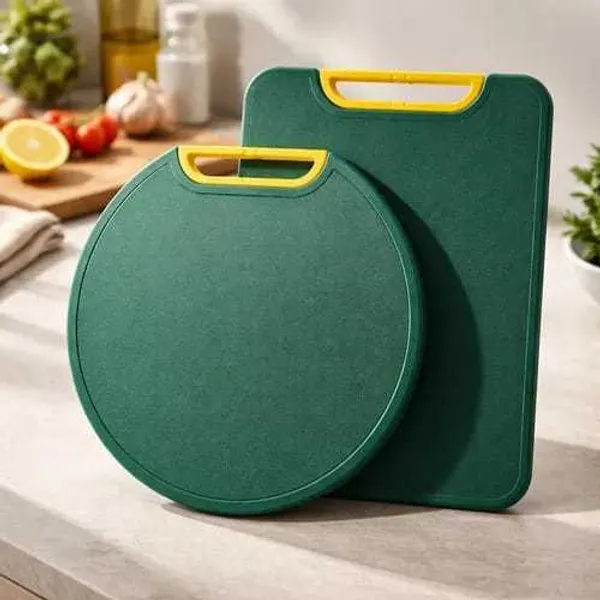 Tábua De Corte Antibacteriana À Prova De Mofo 35cm Com Suporte Em Pé Para Cozinha