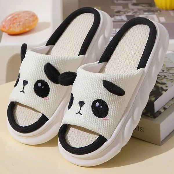 Pantufa Chinelo Femenino  Masculino  Confortável Premium Sapo Vaca Panda Antiderrapante Macia Super Presente  Pra Familha