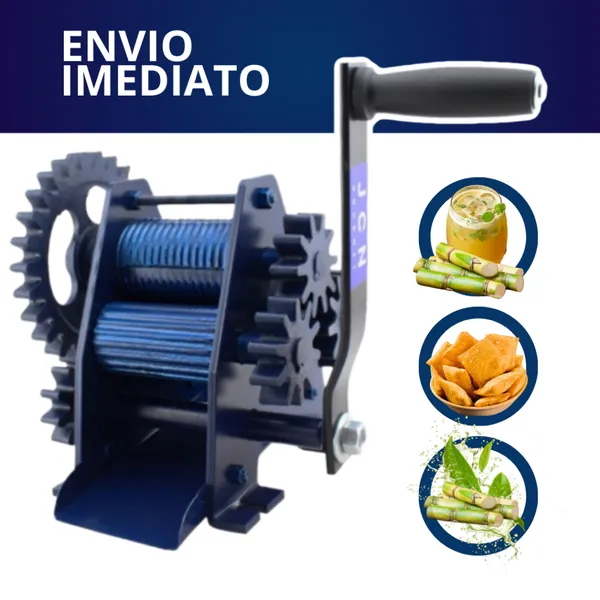 Engenho Moedor De Cana Engenhoca Garapeira Moenda Moinho Maquina Moer Fazer Garapa Espremedor Manual