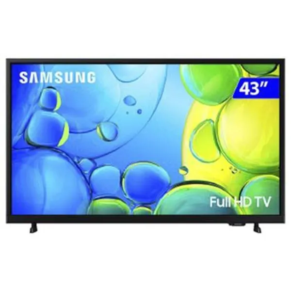 SMART TV SAMSUNG 43" , LED, TIZEN, WI-FI, FULL HD, PRETA - LS43F6000FGXZD