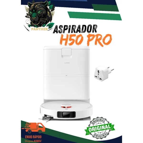 Robô Aspirador H50 Pro 15000Pa Ultra Potente Base Auto Limpante Mapeamento Inteligente 2026