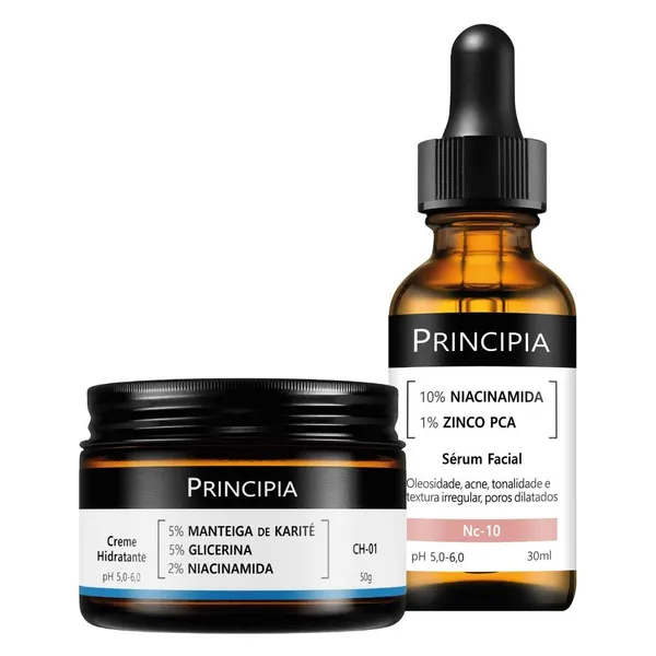 Kit Diário Niacinamida e Hidratante 50g + Sérum 30ml