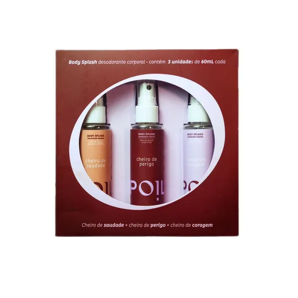 Kit mini body 3 Fragrâncias (60ml)