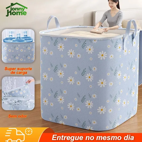 Caixa Armazenamento Guardar Roupas E Cobertores 120L/160L/180L Grande Capacidade