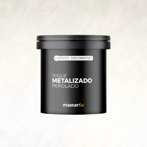 Toque Perolado Metalizado Masterfix 1kg