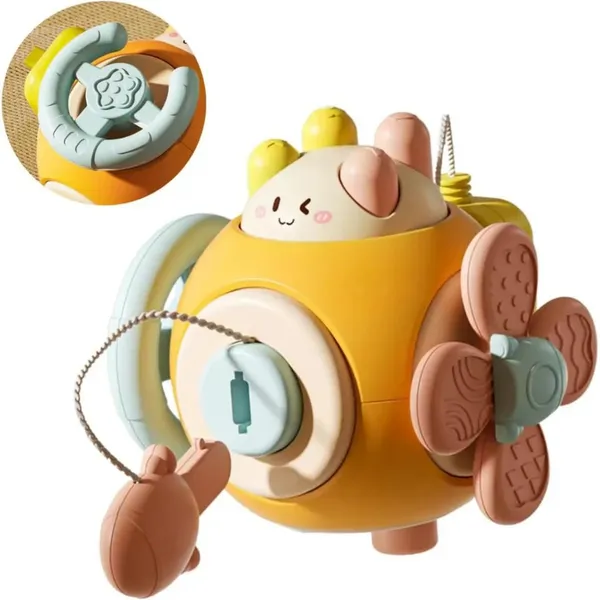 Brinquedo Sensorial Bebe Infantil Montessori Kidino Cubo De Atividades Educativo 6 Em 1