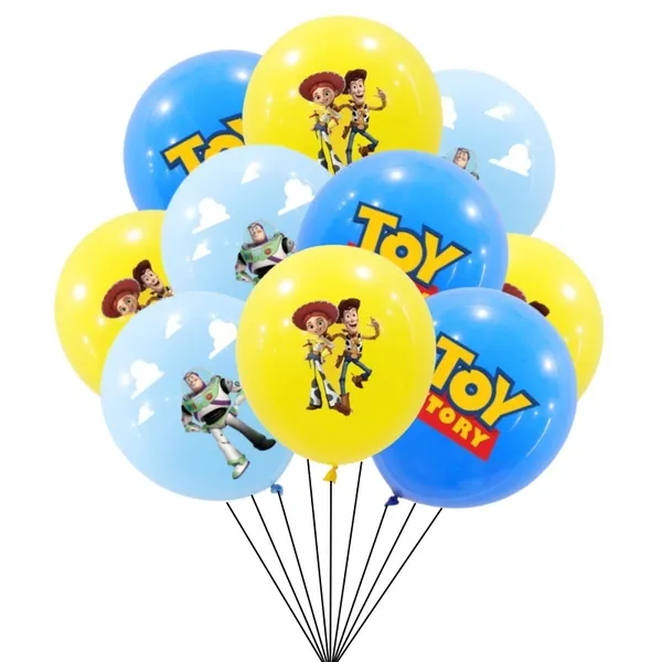10Pcs 12 Polegadas Toy Story Buzz Lightyear Balão De Látex Para Festa Temática De Aniversário Suprimentos Balões De Decoração